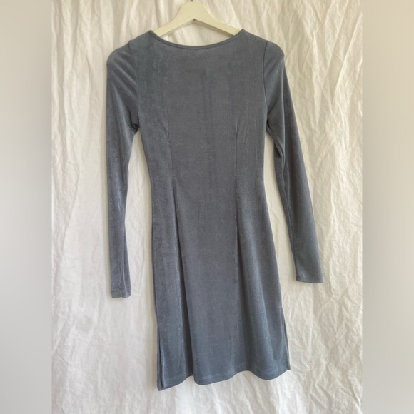 Lioness Montana Mini Dress Dusty Blue Size XS - Picture 5 of 16